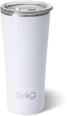 SWIG Tumbler, Acciaio Inox, Bianco, Taglia unica