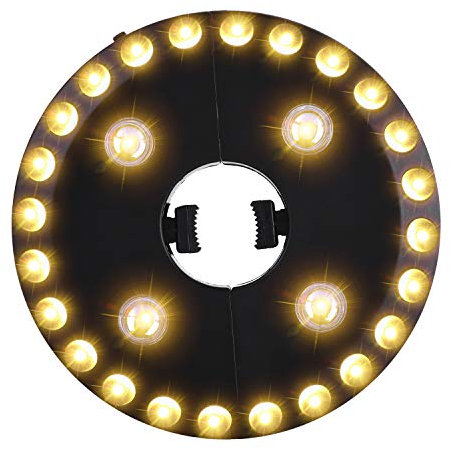 OYOCO Parasol Light Warm White Patio Umbrella Light 3 Brightness Modes Cordless 28 LED Lights at 200 lumens-4 x AA Battery Operated,Umbrella Pole Light for Patio Umbrellas,Camping Tents