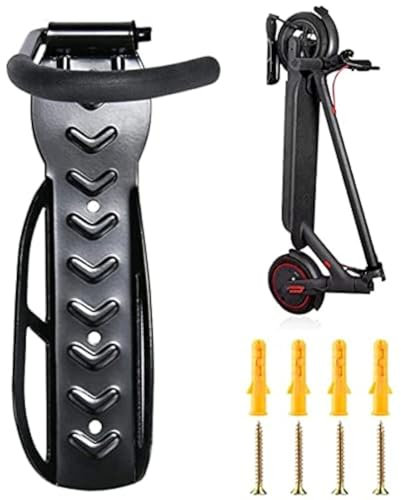 Supporto da parete universale per scooter, adatto per Xiaomi M365 / M365 Pro/Ninebot ES1 ES2, spazio per risparmiare spazio per scooter elettrico, carico massimo 30 kg