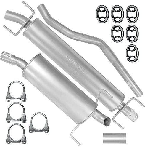 Adamot Auspuffanlage Schalldämpferset Auspuff für Opel Astra H 3 III Kombi Caravan 1.9 CDTI