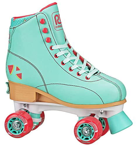 Candi GRL Lucy Rollschuhe für Mädchen, verstellbar, Wassermelone, Größe S (12-2)