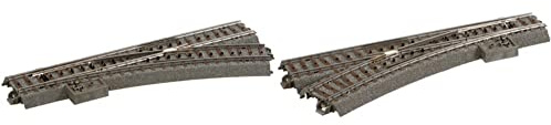 Märklin 24612 – Weiche rechts, C-Gleis, Spur H0 & 24611 – Weiche Links, C-Gleis, Spur H0
