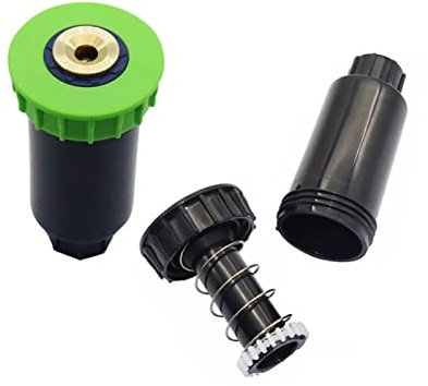 Garden Lawn Sprinkler Irrigation System 90 180 360 Degree Beautification Pop-up Sprinkler Head 1/2 Inch Internal Thread Gear Drive Garden Water Irrigation Lawn Nozzle 15 Pieces (Color : Clea (Color :