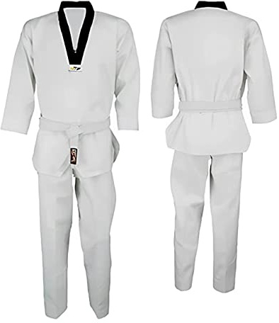 SPALL PRO US Taekwondo GI Suit - BJJ Gi for Adult & Kids - Brazilian Jiu Jitsu Gi – White Taekwondo for Kids & Adult