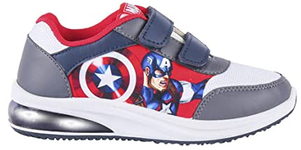 Marvel Avengers Scarpe per Ragazzi, Scarpe Sportive per Bambino, Scarpe Sportive Luminose per Ragazzo, Taglie EU 25 a 32 (Multicolore, 30)
