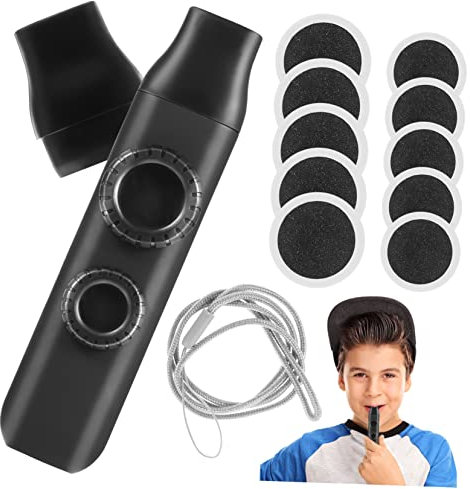 Mikinona Kazoo-instrumente Tragbar Mit Rundmembranen Ersatz Für Partys Freunde Familie Musikliebhaber