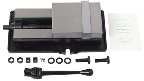 HOARLICN 15 cm (6 tum) exakta skruvstäd, maskinskruvstäd, exakt hög precision, monteringsmaskin, arbetsbänksskruvstycke, tillbehörsset, oumbärliga verktyg för montörer