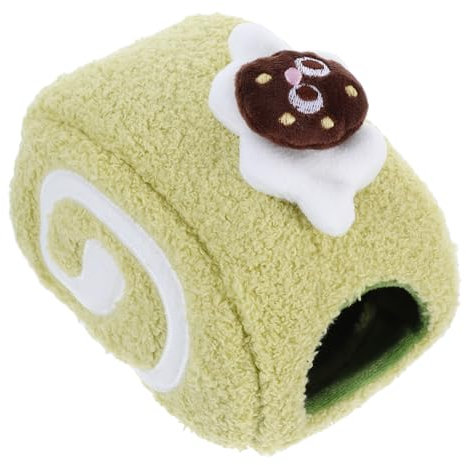 JOINPAYA Kuscheliges Hamsterbett Aus Baumwolle Süßes Schweizer Rollendesign Als Versteck Und Spielzeug Für Kleine Tiere Wie Hamster Und Kaninchen Leicht Zu Reinigen Und Warm Für Winter