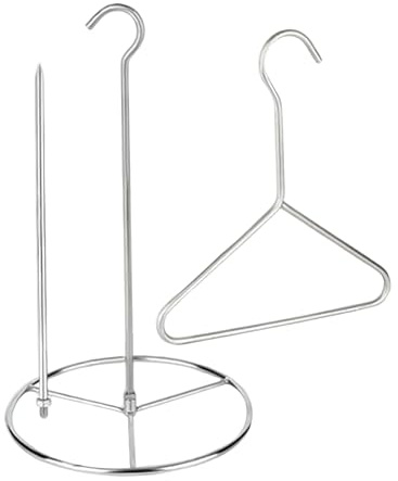 Gancho para freidora de, diseño eficiente de freír vertical, 38 x 25 cm, kit y pincho vertical, colgador de aves de corral, estante versátil para uso al aire libre, para picnics en el patio