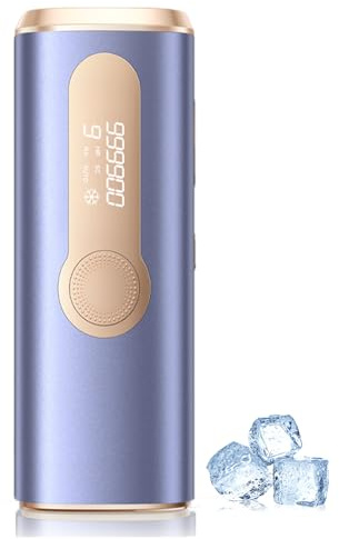 Haarlosy Épilateur Lumière Pulsée avec Refroidissement, IPL Épilateur Laser Indolore 3 en 1 [HR/SC/RA] pour Aisselles/Maillot/Corps, 2 Mode 9 Niveaux Lumière Pulsée Laser Épilation Définitif LCN1206