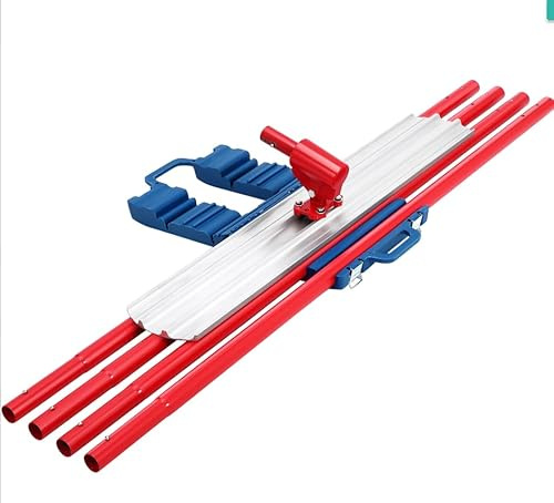 Concrete Screed Tool | 48x6 Inch Hand Screed for Floor Leveling | Cement and Mortar Leveling Tool (Single Piece)