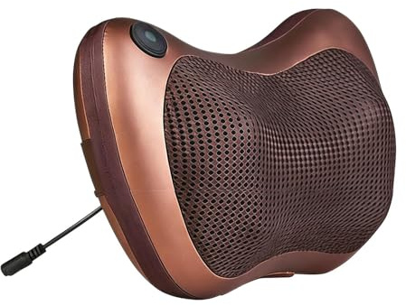 Rygg- och nackmassageapparat med värmefunktion Vibrationsportabel med | Elektrisk Massagekudde För användning på midja ben lår vader och fötter kontor studentrum re