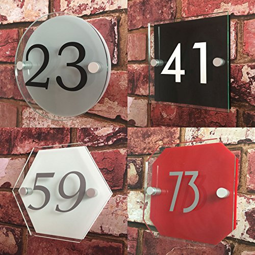 DSD Supplies ltd. Targhetta personalizzata per porta con numero civico | inviaci le tue specifiche, realizziamo il tuo campanello personalizzato
