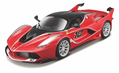 Bburago Maisto France- Bburago Maisto France-M39132-Maquette-Ferrari FXXK im Montageset, M39132, Rot