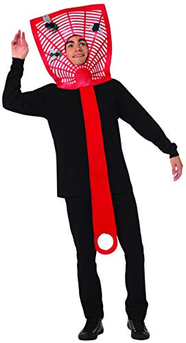 RASTA IMPOSTA Disfraz de matamoscas para Adulto - Rojo - Talla única