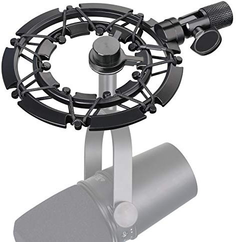 MV7 Shock Mount Mikrofon Reduziert Vibrations Geräusche Passend zum Mikrofonständer Passend für Shure MV7 Mic von YOUSHARES