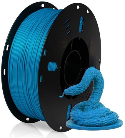 VOXELAB PLA 3D-Drucker-Filament, Maßgenauigkeit +/- 0,02 mm, 1 kg Spule (1,0 kg), 1,75 mm, passend für die meisten FDM-Drucker, hellblau