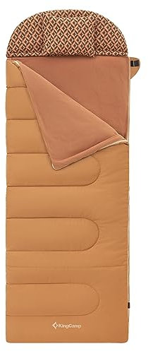 KingCamp Deckenschlafsack Forest Winter Schlafsack XL Lang Breit Baumwolle -22°C 500 g/m²