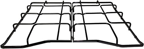 G GRIMALDI -Rex- -Zanussi- -Aeg- -Electrolux- - Kit 2 griglie 460 x 272 mm. in ferro smaltato lucido nero per cucina piano cottura a gas - -3546139084-3546139076- - -P4472/KIT-