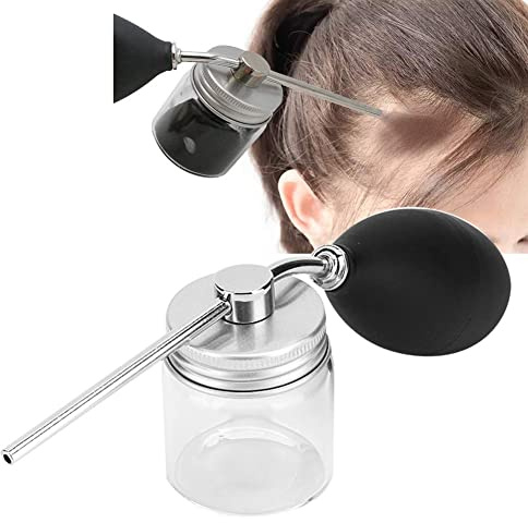 Ejoyous Hair Fiber Spray Applicator, Tranparent Hair Fibers Applicator Bottle Hair Thickening Building Fiber Pump Spray Atomizer for Black Hair Fibers