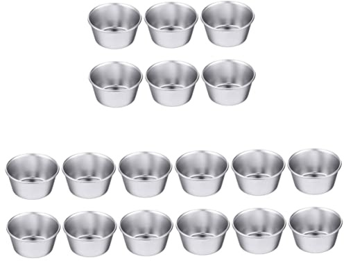 KICHOUSE 18pcs Bakeware Carbon Steel Cake Muffin Mold Microwave Safe Easy Clean Multi-use Baking Pan for Kitchen