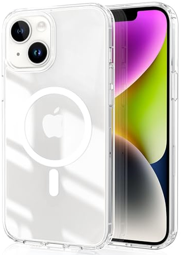 CACOE für iPhone 13/14 Hülle mit Militärschutz für MagSafe Handyhülle | für iPhone 13/14 Case,Transluzente Matte,37×N52 Magnete,12 Fuß Fallschutz,2400 GS Magnetkraft,Erhöhter Kameraschutz