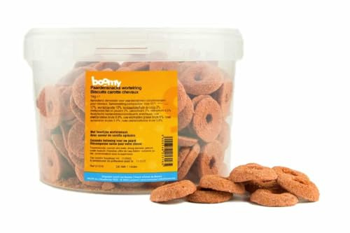 Boomy - Pferdebonbons - Zuckerfreie Belohnungsbonbons für Pferde - Wurzelring - 1kg