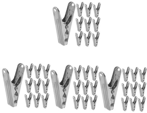 LABRIMP 40pièces Pince à Linge Clips Fixation pour Photos Et Vêtements Pinces Antidérapantes pour Linge Intérieur Et Extérieur