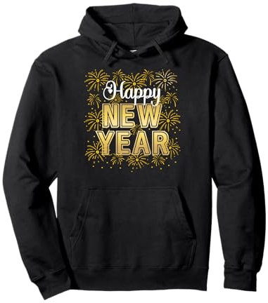 Frohes neues Jahr 2025 NYE Feuerwerk Silvester 2025 Pullover Hoodie