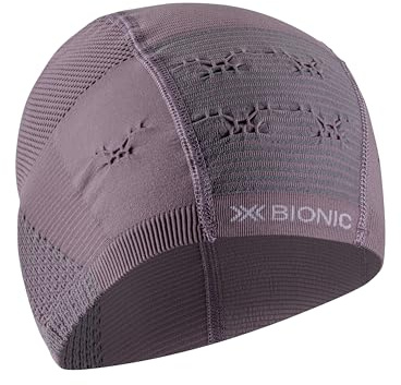 X-Bionic Gorro de casco avanzado deportes de invierno - Gestión del sudor y regulación de la temperatura para mejorar el rendimiento en esquí y snowboard - Lavanda empolvada/Gris, L/XL