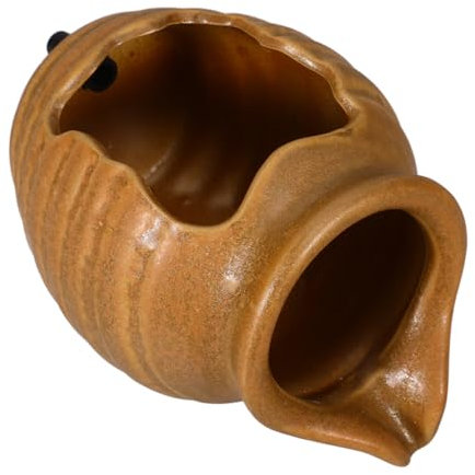 LIFKICH Indoor Fountain Jar Ceramic Water Fountain Ornaments Garden Water Tank Landscape Fall Jar Home Decor