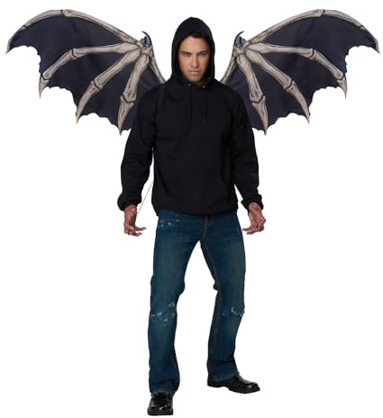 California Costumes, Moving Cosplay Wings: Skeleton Bone