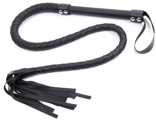 Peitsche BDSM – Flogger für Sex & Domina Sex Spielzeug – 74cm Leder Flogger für Paare Fops B21-12