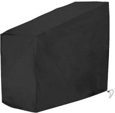 Copertura per Cyclette Impermeabile Antipolvere | Telo Copri Bicicletta da Esterno | Copertura Protettiva Bicicletta Verticale | per Uso Interno ed Esterno (Nero,123x58x113/142 cm)