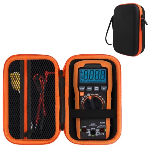 CAIOVSE Hard Multimeter Case for Klein Tools MM400 / MM325 / MM300 Digital Multimeter, Compatiable with Klein Tools 69149P Electrical Test Kit, Portable Protective Storage Box (Case Only)