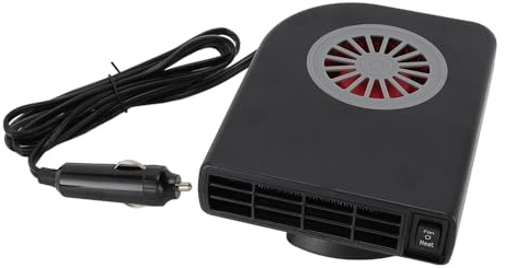 Aramox Dégivreur de Pare-brise de Voiture, Chauffage Rapide, Désembuage pour Automobile, Chauffage de Voiture Portable pour la Conduite en Hiver (12V)