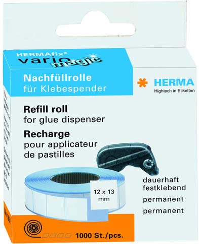 HERMA Nachfüllrolle Vario, für Kleberoller, permanent, 13 mm x 12 m (1.000 Stück), Sie erhalten 1 Packung á 1000 Stück