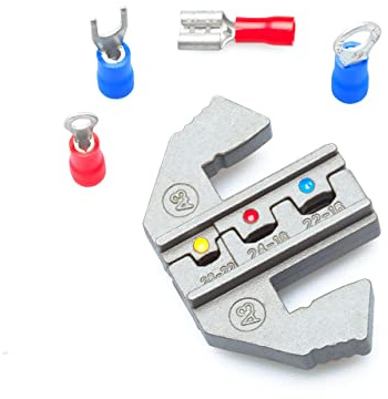 Wirefy Crimping Aufsatz für isolierte Kabelschuhe mit kleinem Durchmesser - 0,14-1,5mm²
