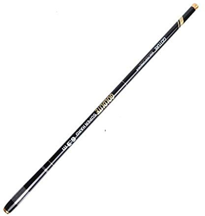 Sparrow Angel Karpfenrute Carp Feeder Angelrute Carbon-Faser-Teleskoprute Hand Pole 3.6-7.2m (Color : Black, Length : 7.2 m)