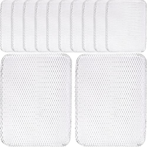 DOITOOL 10pezzi Tappetini Per Griglia in Rete Di Alluminio Per Barbecue All Aperto Accessori Per Grigliate Multiuso Per Campeggio Picnic e Feste in Giardino