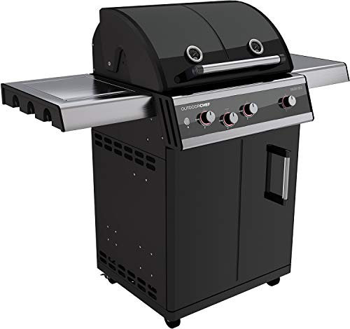 Outdoorchef Dualchef 325 G Gasgrill mit Seitenkocher + BLAZING ZONE Infrarotbrenner