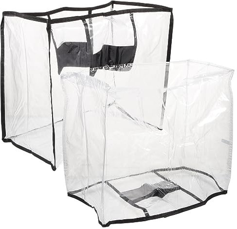 PACKOVE 2stücke Gepäckhüllen Kofferschutzhüllen Transparente Gepäckschutzhülle Gepäckaufbewahrungstasche Für Zugelassenes Gepäck Wiederverwendbar Faltbar Platzsparend Für Reisen