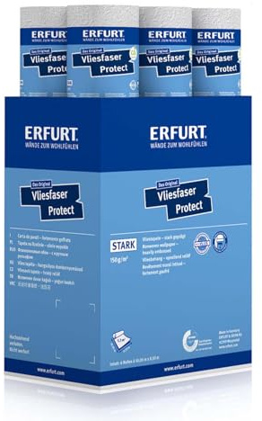 Erfurt Vliesfaser Protect 209 Vliestapete 10.05X0.53 Strukturtapete 6 Rollen 1004317