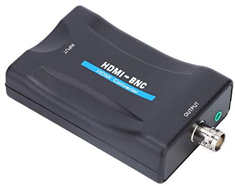 zu-BNC-Konverter-Adapter, Composite-Video-Signalkonverter für NTSC PAL, DVD-Recorder, VHS-Player, Unterstützt 480i 576i Standard Definition