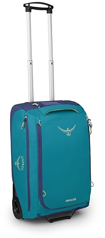 Osprey Daylite Carry On Wheeled Duffle 40 Unisex Rullväska Blå Spikemoss/Alkaline O/S, Blå Spikemoss/Alkaline, Talla única, tillfällig