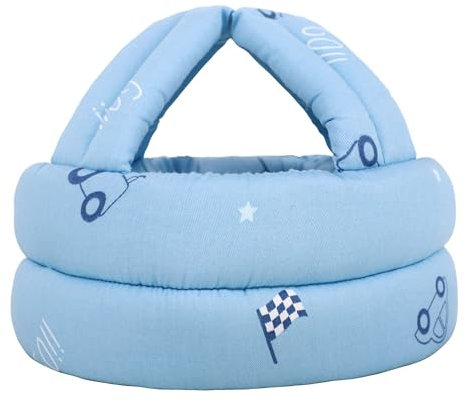 AQUASHIELDING Protection de tête Anti-Chute, Casque de sécurité, Coussin de tête, Bonnet Pare-Chocs avec Style à Lacets, Chapeau de Protection de tête Anti-Chute Doux de récupération
