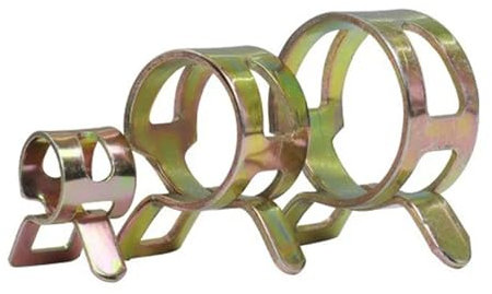 1–10 Stück 4–46 mm zur Auswahl von Kraftstoff-Federklemmen, Vakuum-Silikon-Schlauchklemmen, Autos, Federklemmen, Heizöl, Wasserschlauch (Color : Metallic, Size : 40mm 1pcs)