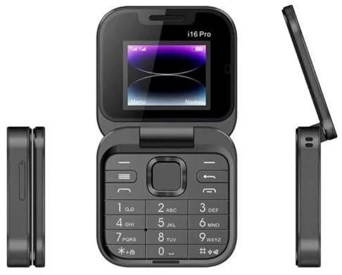 Deals telefono cellulare flip i16 pro tastiera 2g gsm 1.77 telefono cellulare pieghevole 2 sim