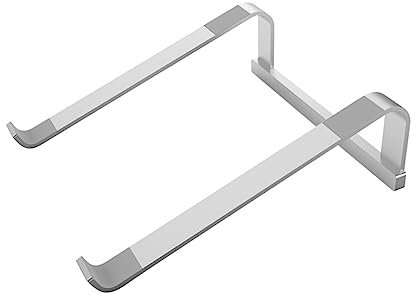 Uonlytech Elevated Aluminum Laptop Stand Portable Cooling Pad Ergonomic Desk Computer Rack