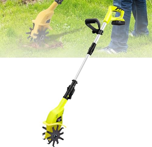 ZephyrGlow Motoazada inalámbrica con batería de Litio - Profundidad máx.: 25cm, Anchura máx.: 10 cm, para jardinería y césped,TL-02